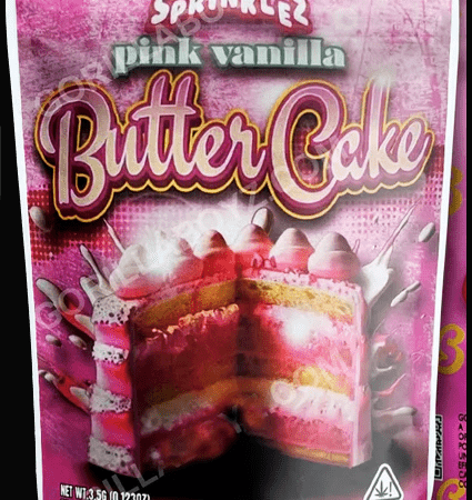 Pink Vanilla Butter Cake
