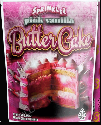 Pink Vanilla Butter Cake